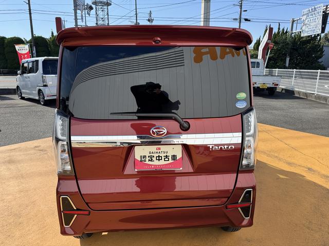 タントカスタムＸセレクション禁煙車・Ｂカメラ・純正ナビ・運転席助手席シートヒーター・ＬＥＤヘッドライト・ＬＥＤフォグランプ・両側電動スライドドア・走行距離１８４５７ｋｍ（福岡県）の中古車