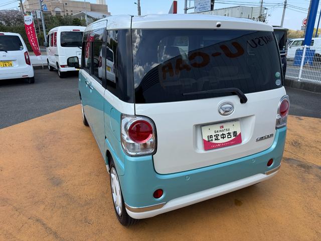 ムーヴキャンバスＸメイクアップ　ＳＡII平成２９年式　走行距離２２１９４ｋｍ　　軽自動車　　純正フルセグナビ　ＥＴＣ　Ｂｌｕｅｔｏｏｔｈ　スマートアシスト　衝突軽減　誤発進抑制　　スライドドア　ツートン　アイドリングストップ（福岡県）の中古車