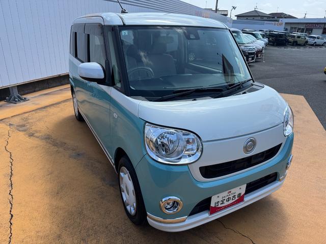 ムーヴキャンバスＸメイクアップ　ＳＡII平成２９年式　走行距離２２１９４ｋｍ　　軽自動車　　純正フルセグナビ　ＥＴＣ　Ｂｌｕｅｔｏｏｔｈ　スマートアシスト　衝突軽減　誤発進抑制　　スライドドア　ツートン　アイドリングストップ（福岡県）の中古車