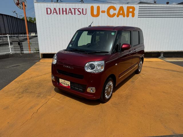 ムーヴキャンバスセオリーＧ令和５年式　弊社デモカーＵＰ車　衝突低減　オーディイオレス　Ｂカメラ　電子パーキングブレーキ　シートヒーター　走行距離６３０２ｋｍ（福岡県）の中古車