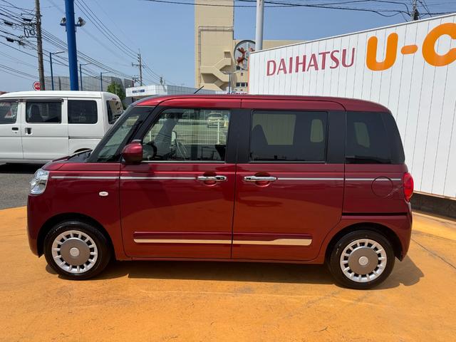 ムーヴキャンバスセオリーＧ令和５年式　弊社デモカーＵＰ車　衝突低減　オーディイオレス　Ｂカメラ　電子パーキングブレーキ　シートヒーター　走行距離６３０２ｋｍ（福岡県）の中古車