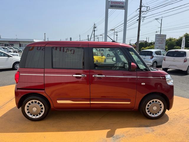 ムーヴキャンバスセオリーＧ令和５年式　弊社デモカーＵＰ車　衝突低減　オーディイオレス　Ｂカメラ　電子パーキングブレーキ　シートヒーター　走行距離６３０２ｋｍ（福岡県）の中古車