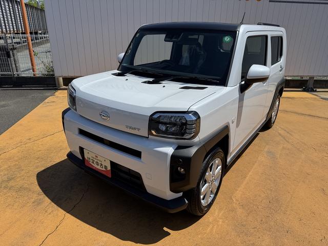 タフトＧ令和５年式　弊社デモカーＵＰ車　衝突低減　オーディオレス　シートヒーター　電子パーキングブレーキ　Ｂカメラ　ＬＥＤヘッドライト　ＬＥＤフォグランプ（福岡県）の中古車