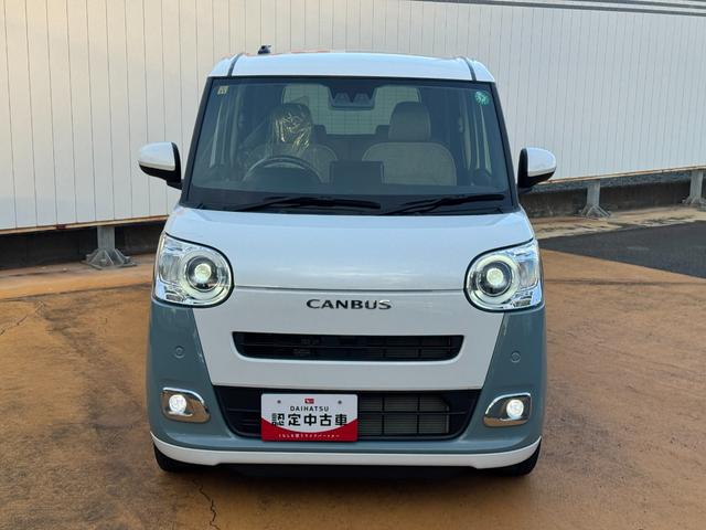 ムーヴキャンバスストライプスＧ令和５年式　衝突低減ブレーキ　弊社デモカーＵＰカー（福岡県）の中古車