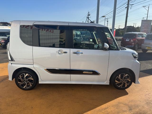 タントカスタムＸ令和４年式　衝突低減ブレーキ　純正フルセグナビ　ＥＴＣ　ドラレコ（福岡県）の中古車