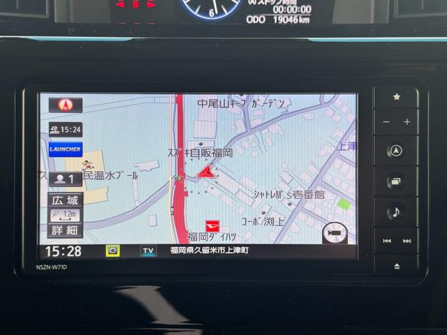 トールカスタムG ターボレイア3年式 衝突低減ブレーキ 純正フルセグナビ Bカメラ Bluetooth ナビ連動前後方ドラレコ(福岡県)の中古車