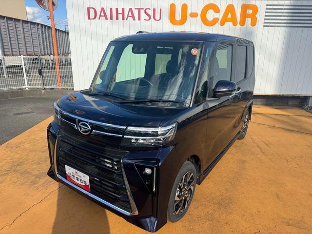 タントカスタムＸ令和６年式　衝突低減ブレーキ　弊社デモカーＵＰ車　純正ディスプレイオーディオ　フルセグＴＶ　ブルートゥース　Ｂｌｕｅｔｏｏｔｈ　シートヒーター（福岡県）の中古車