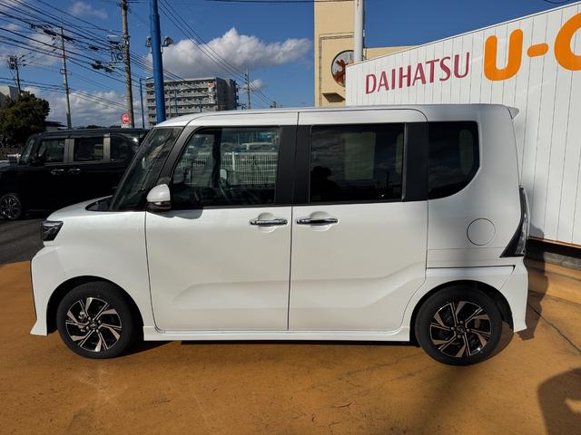 タントカスタムＸ令和６年式　衝突低減ブレーキ　弊社デモカーＵＰ車　純正ディスプレイオーディオ　フルセグＴＶ　ブルートゥース　Ｂｌｕｅｔｏｏｔｈ　シートヒーター（福岡県）の中古車