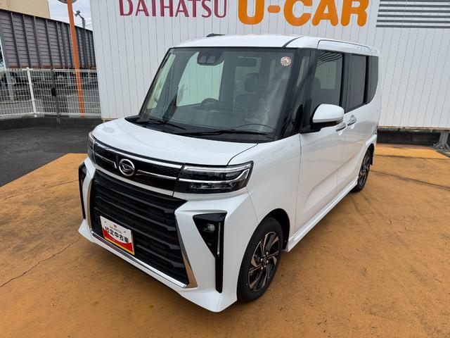 タントカスタムＸ新車保証継承付　弊社デモカーＵＰ車　ディスプレイオーディオ　バックモニター（福岡県）の中古車
