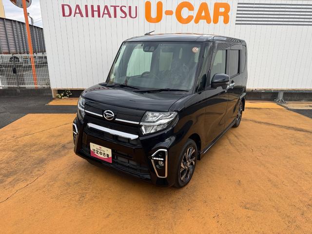 タントカスタムＸ純正フルセグナビ　ＥＴＣ　ドラレコ　パノラマモニター　Ｂｌｕｅｔｏｏｔｈ　シートヒーター　衝突低減ブレーキ（福岡県）の中古車