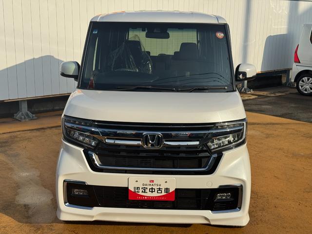 Ｎ−ＢＯＸカスタムＬフルセグナビ　バックモニター　ＥＴＣ　クルーズコントロール　リア左側パワースライドドア	運転席＆助手席シートバックテーブル　衝突低減ブレーキ（福岡県）の中古車