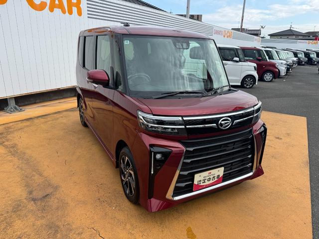 タントカスタムＸ純正ディスプレイオーディオ　パノラマモニター　弊社デモカーＵＰ車　新車保証継承付（福岡県）の中古車