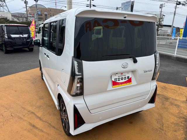 タントカスタムＸ新車保証継承付　弊社デモカーＵＰ車　オーディオレス　シートヒーター　バックカメラ付（福岡県）の中古車