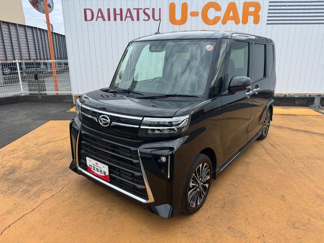 タントカスタムＲＳ弊社デモカーＵＰ車　新車保証継承付　純正ディスプレイオーディオ　バックモニター（福岡県）の中古車