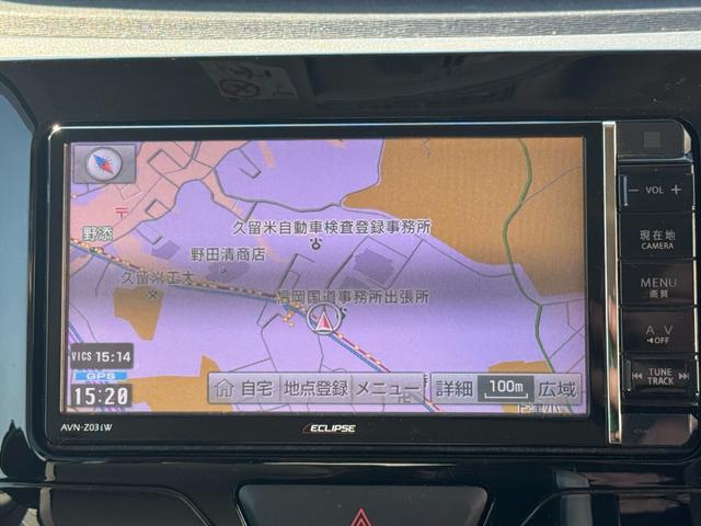 タントカスタムＲＳ社外フルセグナビ　バックモニター（福岡県）の中古車