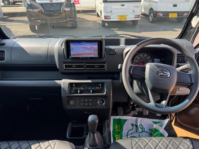 ハイゼットトラックジャンボエクストラ社外フルセグナビ　　２ＷＤ　５ＭＴ　マニュアル車　プッシュボタンスタート（福岡県）の中古車