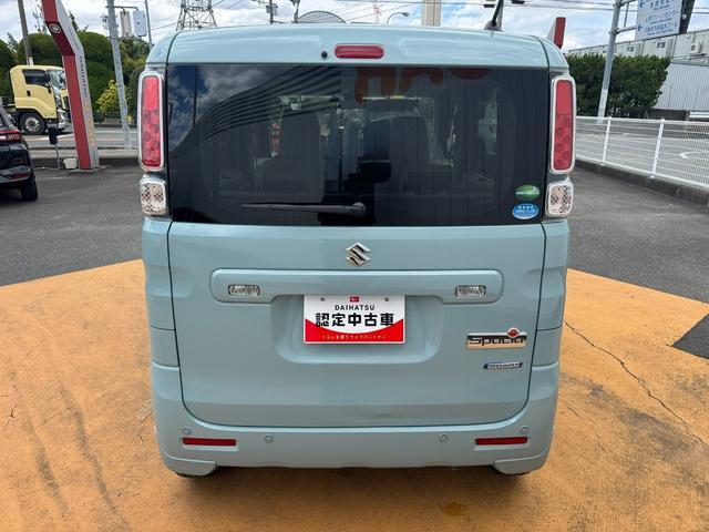 スペーシアハイブリッドXDVDチューナー Bluetooth スマートキー 前ドライブレコーダー 両側電動スライドドア LEDヘッドライト 衝突軽減ブレーキ 横滑り防止装置 アイドリングストップ 純正アルミホイール(福岡県)の中古車