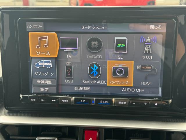 ロッキーGナビ地デジTV 全方位カメラ Bluetooth スマートキー 前後ドライブレコーダー クルーズコントロール 衝突軽減ブレーキ 横滑り防止装置 アイドリングストップ 純正アルミホイール(福岡県)の中古車