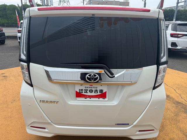 ルーミーカスタムGナビ地デジTV 全方位カメラ Bluetooth スマートキー ETC 前後ドライブレコーダー 両側電動スライドドア クルーズコントロール LEDヘッドライト 衝突軽減ブレーキ 純正アルミホイール(福岡県)の中古車