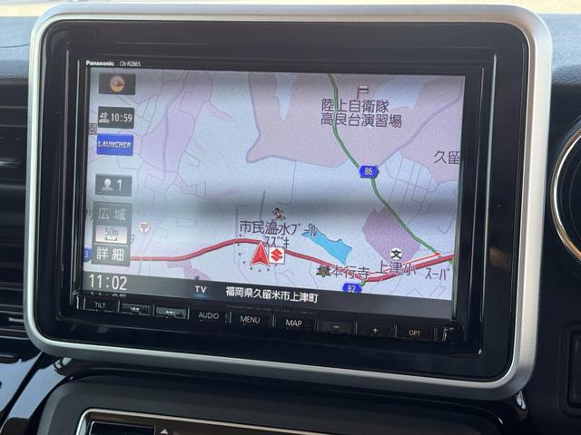 フレアワゴンカスタムスタイルハイブリッドＸＳナビ地デジＴＶ　Ｂｌｕｅｔｏｏｔｈ　スマートキー　ＥＴＣ　　前後ドライブレコーダー　　両側電動スライドドア　オートライト　衝突軽減ブレーキ　アイドリングストッ　純正アルミホイール（福岡県）の中古車