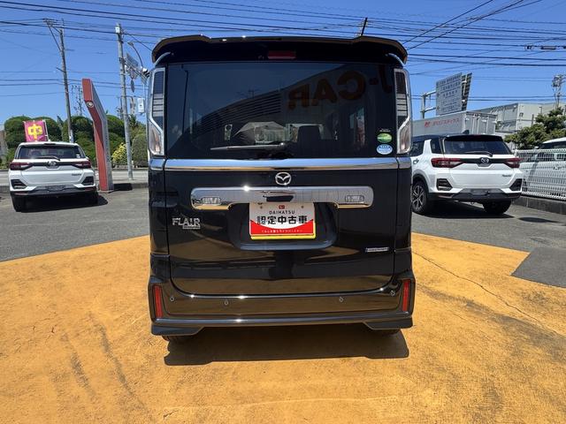 フレアワゴンカスタムスタイルハイブリッドＸＳナビ地デジＴＶ　Ｂｌｕｅｔｏｏｔｈ　スマートキー　ＥＴＣ　　前後ドライブレコーダー　　両側電動スライドドア　オートライト　衝突軽減ブレーキ　アイドリングストッ　純正アルミホイール（福岡県）の中古車