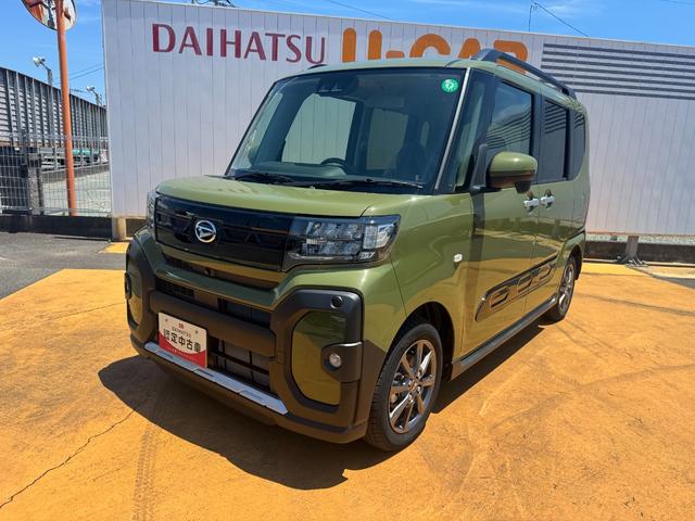 タントファンクロス新車保証継承付　弊社デモカーＵＰ車　オーディオレス　全方位カメラ　両側電動スライドドア　ＬＥＤヘッドライト　衝突軽減ブレーキ　アイドリングストップ　クリアランスソナー　純正アルミホイール（福岡県）の中古車