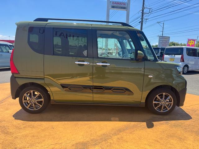 タントファンクロス新車保証継承付　弊社デモカーＵＰ車　オーディオレス　全方位カメラ　両側電動スライドドア　ＬＥＤヘッドライト　衝突軽減ブレーキ　アイドリングストップ　クリアランスソナー　純正アルミホイール（福岡県）の中古車