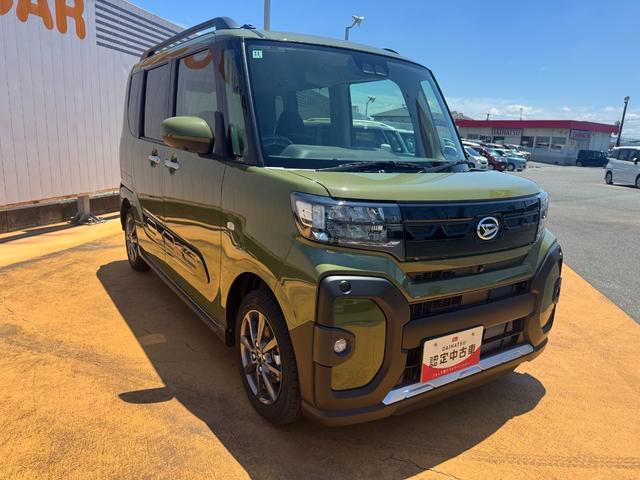 タントファンクロス新車保証継承付　弊社デモカーＵＰ車　オーディオレス　全方位カメラ　両側電動スライドドア　ＬＥＤヘッドライト　衝突軽減ブレーキ　アイドリングストップ　クリアランスソナー　純正アルミホイール（福岡県）の中古車
