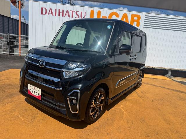 タントカスタムＸ新車保証継承付　ナビ地デジＴＶ　全方位カメラ　Ｂｌｕｅｔｏｏｔｈ　ＥＴＣ　　前後ドライブレコーダー　　両側電動スライドドア　クルーズコントロール　衝突軽減ブレーキ　アイドリングストップ（福岡県）の中古車