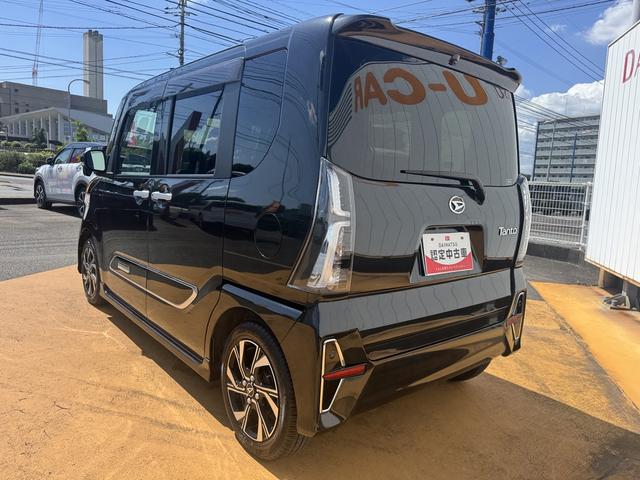 タントカスタムＸ新車保証継承付　ナビ地デジＴＶ　全方位カメラ　Ｂｌｕｅｔｏｏｔｈ　ＥＴＣ　　前後ドライブレコーダー　　両側電動スライドドア　クルーズコントロール　衝突軽減ブレーキ　アイドリングストップ（福岡県）の中古車
