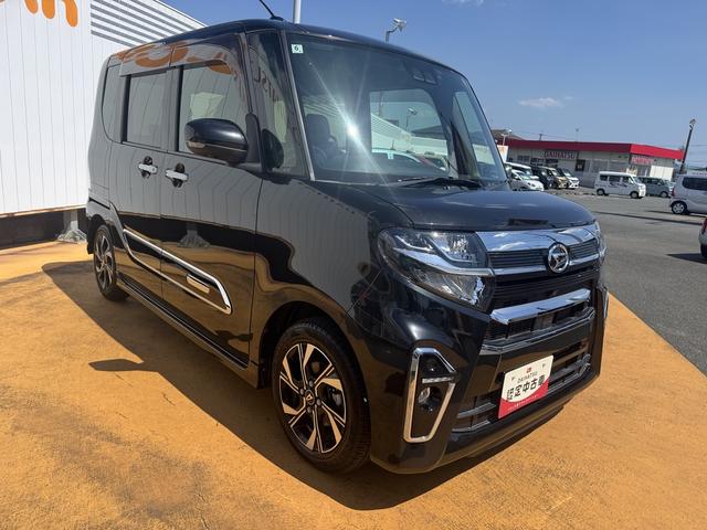タントカスタムＸ新車保証継承付　ナビ地デジＴＶ　全方位カメラ　Ｂｌｕｅｔｏｏｔｈ　ＥＴＣ　　前後ドライブレコーダー　　両側電動スライドドア　クルーズコントロール　衝突軽減ブレーキ　アイドリングストップ（福岡県）の中古車