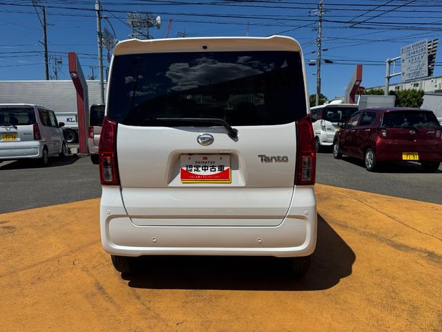 タントＸ新車保証継承付　弊社デモカーＵＰ車　オーディオレス　バックカメラ付　片側電動スライドドア　ＬＥＤヘッドライト　衝突軽減ブレーキ　横滑り防止装置　アイドリングストップ　クリアランスソナー（福岡県）の中古車