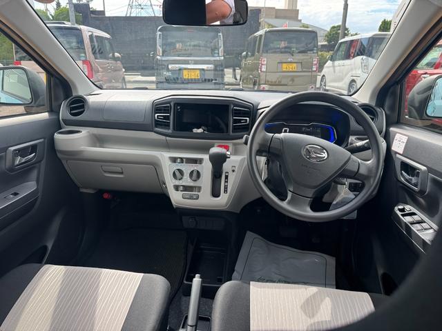 ミライースＸ　ＳＡIII新車保証継承付　弊社デモカーＵＰ車　オーディオレス　ＬＥＤヘッドライト　衝突軽減ブレーキ　オートマチックハイビーム　横滑り防止装置　アイドリングストップ　クリアランスソナー　純正アルミホイール（福岡県）の中古車