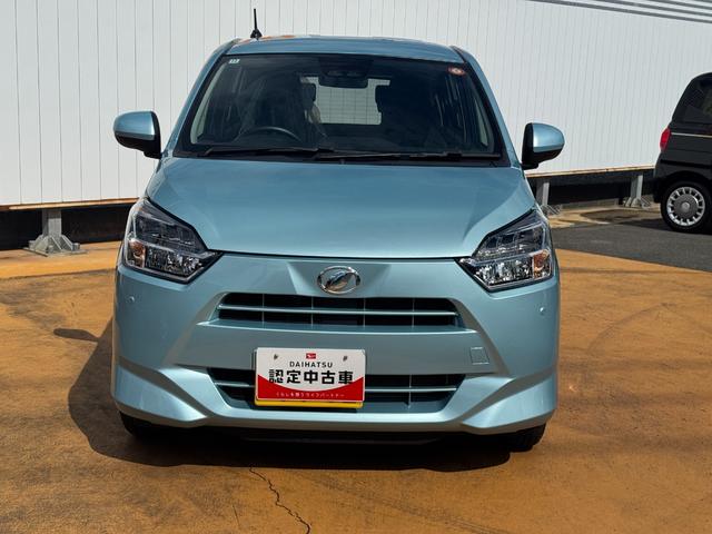 ミライースＸ　ＳＡIII新車保証継承付　弊社デモカーＵＰ車　オーディオレス　ＬＥＤヘッドライト　衝突軽減ブレーキ　オートマチックハイビーム　横滑り防止装置　アイドリングストップ　クリアランスソナー　純正アルミホイール（福岡県）の中古車