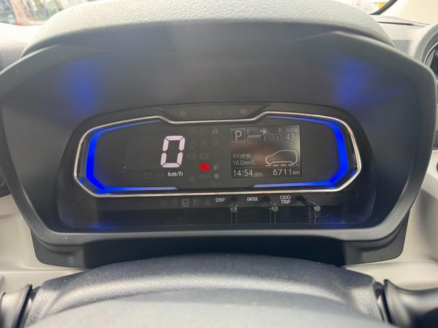 ミライースＸ　ＳＡIII新車保証継承付　弊社デモカーＵＰ車　オーディオレス　ＬＥＤヘッドライト　衝突軽減ブレーキ　オートマチックハイビーム　横滑り防止装置　アイドリングストップ　クリアランスソナー　純正アルミホイール（福岡県）の中古車