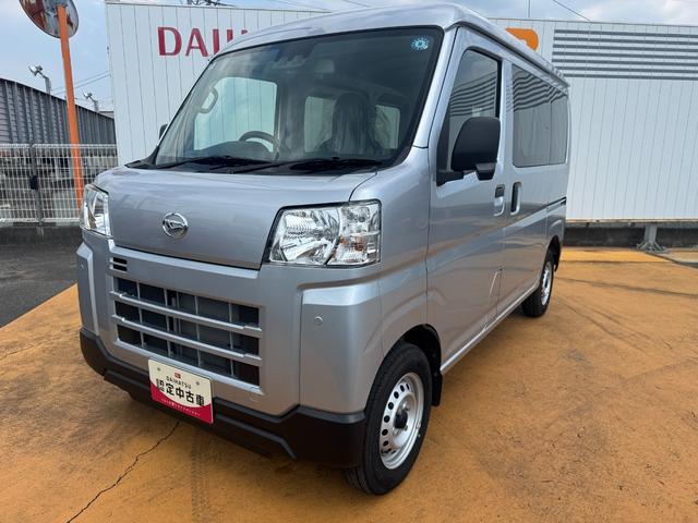 ハイゼットカーゴＤＸ新車保証継承付　弊社デモカーＵＰ車　両側スライドドア　衝突軽減ブレーキ　横滑り防止装置　アイドリングストップ　クリアランスソナー（福岡県）の中古車