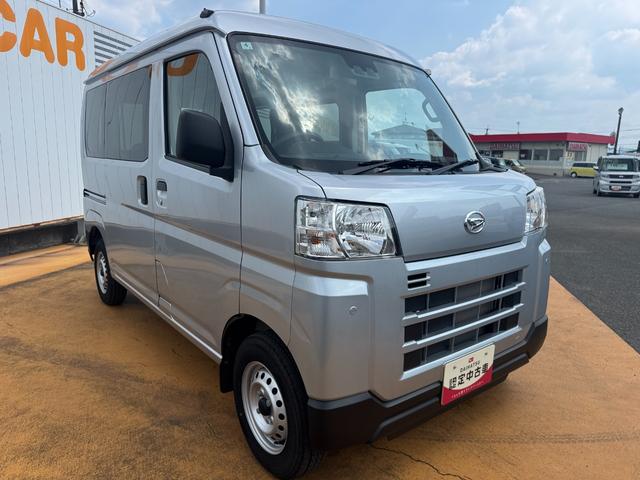 ハイゼットカーゴＤＸ新車保証継承付　弊社デモカーＵＰ車　両側スライドドア　衝突軽減ブレーキ　横滑り防止装置　アイドリングストップ　クリアランスソナー（福岡県）の中古車