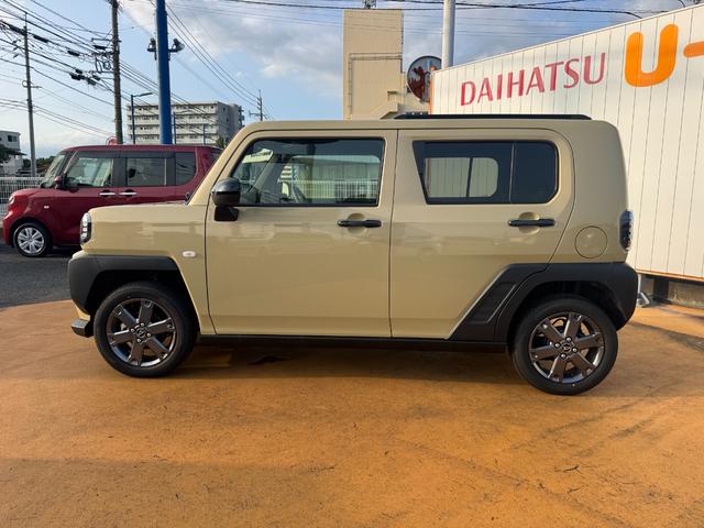 タフトＧ　ダーククロムベンチャー新車保証継承付　弊社デモカーＵＰ車　オーディオレス　バックカメラ　クルーズコントロール　ＬＥＤヘッドライト　衝突軽減ブレーキ　横滑り防止装置　アイドリングストップ　クリアランスソナー（福岡県）の中古車
