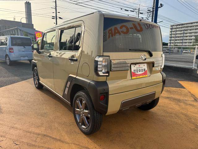タフトＧ　ダーククロムベンチャー新車保証継承付　弊社デモカーＵＰ車　オーディオレス　バックカメラ　クルーズコントロール　ＬＥＤヘッドライト　衝突軽減ブレーキ　横滑り防止装置　アイドリングストップ　クリアランスソナー（福岡県）の中古車