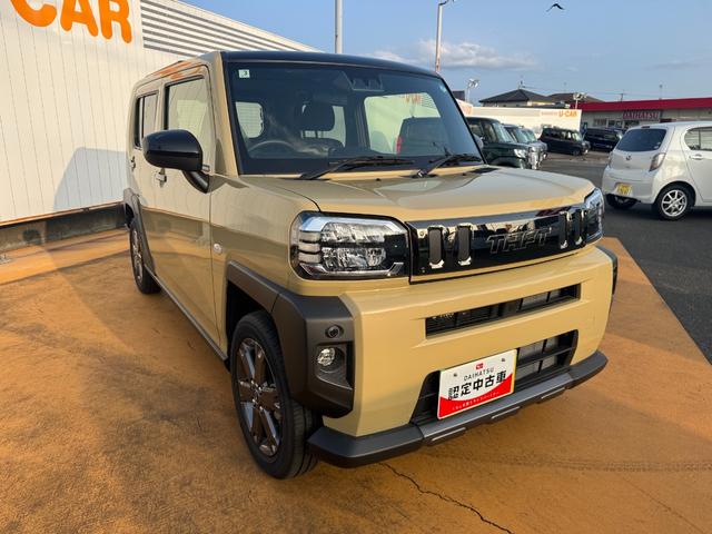 タフトＧ　ダーククロムベンチャー新車保証継承付　弊社デモカーＵＰ車　オーディオレス　バックカメラ　クルーズコントロール　ＬＥＤヘッドライト　衝突軽減ブレーキ　横滑り防止装置　アイドリングストップ　クリアランスソナー（福岡県）の中古車