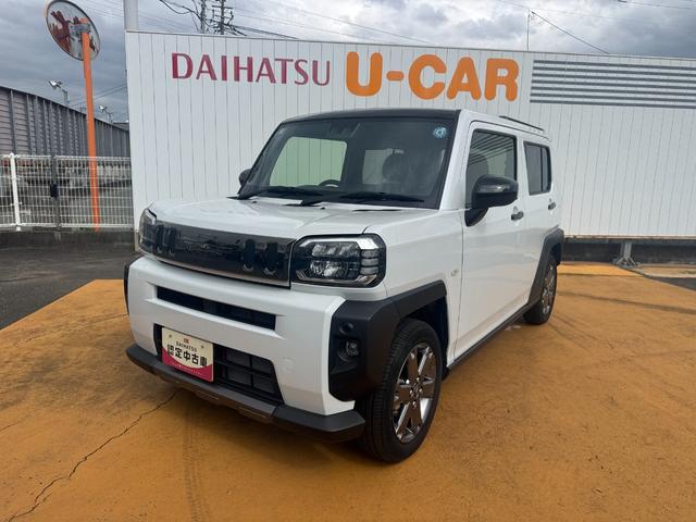 タフトＧ　ダーククロムベンチャー新車保証継承付　弊社デモカーＵＰ車　オーディオレス　バックカメラ付　クルーズコントロール　ＬＥＤヘッドライト　衝突軽減ブレーキ　横滑り防止装置　アイドリングストップ　クリアランスソナー（福岡県）の中古車