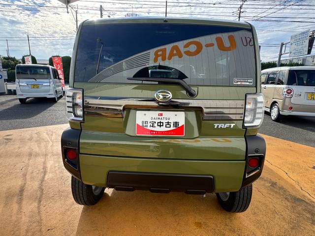 タフトＧナビ地デジＴＶ　バックカメラ　Ｂｌｕｅｔｏｏｔｈ　前後ドライブレコーダー　ＬＥＤヘッドライト　衝突軽減ブレーキ　横滑り防止装置　アイドリングストップ　クリアランスソナー　純正アルミホイール（福岡県）の中古車