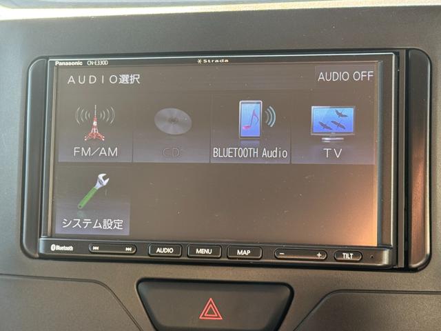 タント 中古車 Ｘターボ　ＳＡナビワンセグＴＶ　社外バックカメラ付　　Ｂｌｕｅｔｏｏｔｈ　片側電動スライドドア　衝突軽減ブレーキ　横滑り防止装置　アイドリングストップ