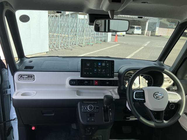 ムーヴキャンバスストライプスＧ　ワンオーナー走行距離無制限１２ヶ月保証付き　Ｗパワースライドドア　Ｂｔオーディオ　前後誤発進抑制　点検記録簿付　セキュリティーアラーム　シートヒータ　バックカメラ付　禁煙　ＵＳＢ入力　プッシュスタートスマートキー（大分県）の中古車