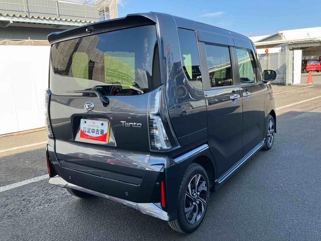 タントカスタムＸ　ワンオーナー走行距離無制限１２ヶ月保証付き　衝突軽減ブレーキ　車線逸脱防止　Ｂｌｕｅｔｏｏｔｈオーディオ　アイドリングストップ機能　Ｂカメラ　禁煙　盗難警報装置　ＬＥＤ　ワンオーナー　キーレスエントリー　ＵＳＢ（大分県）の中古車