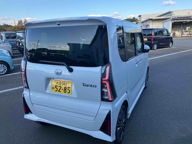 タントカスタムＲＳ　ワンオーナー走行距離無制限１２ヶ月保証付き　タ−ボ　サポカー　スマートキ　ＡＨＢ　車線逸脱　１オーナー　キーレスエントリー　アルミホイール　記録簿　ＥＣＯアイドル　Ｗ電動ドア　シートヒータ　Ａライト　リアカメラ（大分県）の中古車