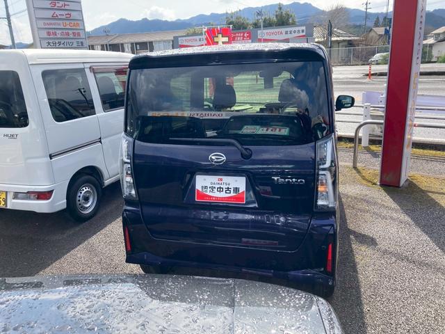 タントカスタムＸ　ワンオーナー走行距離無制限１２ヶ月保証付き　踏み間違い防止　アイドリングＳＴＯＰ　キーフリーキー　バックカメラ付　両パワースライドドア　シートヒーター付き　スマートキー＆プッシュスタート　ハイビームアシスト（大分県）の中古車