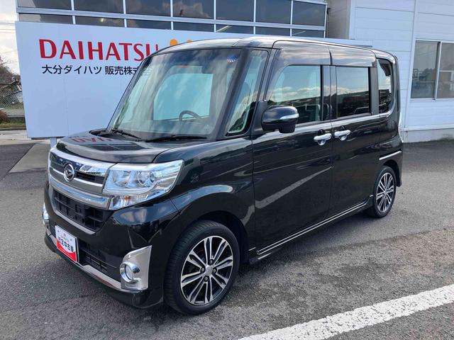 タントカスタムＲＳ　トップエディションＳＡ走行距離無制限１２ヶ月保証付き　タ−ボ　盗難防止　ｉストップ　ナビ付き　ＢＴ接続　横滑り防止機能　メモリナビ　ＵＳＢ入力　エアバッグ　禁煙車　記録簿　ＤＶＤ　アルミホイール　スマートキー　オートライト（大分県）の中古車