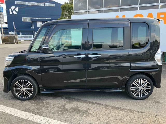 タントカスタムＲＳ　トップエディションＳＡ走行距離無制限１２ヶ月保証付き　タ−ボ　盗難防止　ｉストップ　ナビ付き　ＢＴ接続　横滑り防止機能　メモリナビ　ＵＳＢ入力　エアバッグ　禁煙車　記録簿　ＤＶＤ　アルミホイール　スマートキー　オートライト（大分県）の中古車