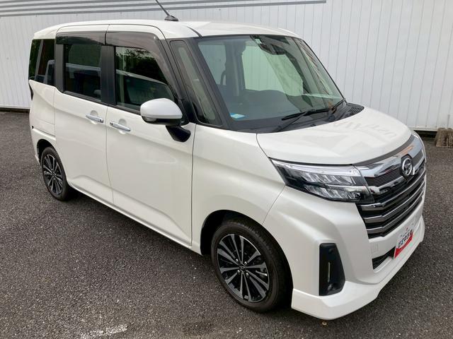 トールカスタムＧ　ターボ　ワンオーナー走行距離無制限１２ヶ月保証付き　左右電動スライドドア　追突被害軽減ブレーキ　ワンオーナー車　リアカメラ　キーフリー　ＴＶ　ターボエンジン　アルミホイール　禁煙車　スマートキー　オートライト　記録簿（大分県）の中古車